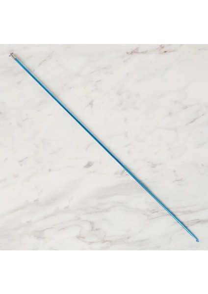 3,0mm Renkli Metal Gagalı Örgü Şiş (Tunus Tığ) 25CM