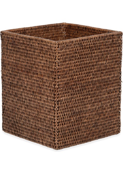 Basket Sepet, Kare, Açık, 26.5 x H31.5 cm - Kahve