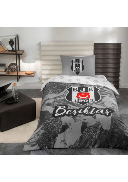 Taç Lisanslı Beşiktaş Kartal Tek Kişilik Nevresim Takımı fiyatları