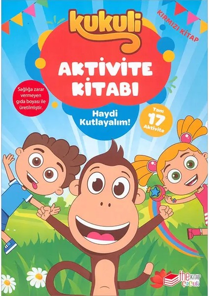 Kukuli Aktivite Kitabı - Kırmızı Kitap - The Kitap Çocuk