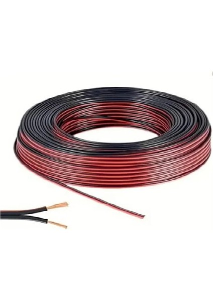 Hoparlör Kablosu 2x2.50 mm Ttr Kablo Siyah 100 Metre