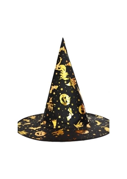 Cadı Desenli Şapka Halloween