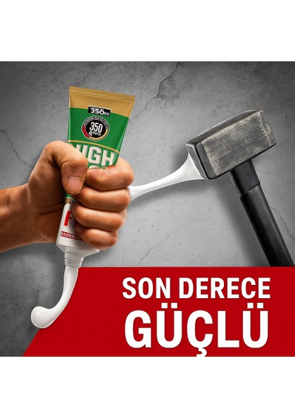 High Tack Güçlü Montaj Yapıştırıcısı – Güçlü Ilk Tutunma – Ahşap, Mermer, Fayans, Pvc, Metal Yapıştırma