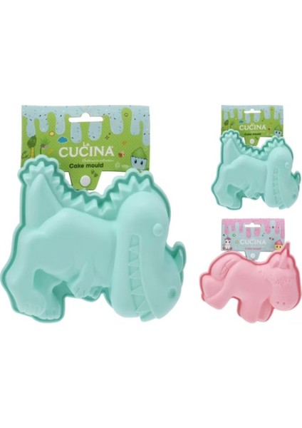 Ecrou Silikon Kek Kalıbı Dino