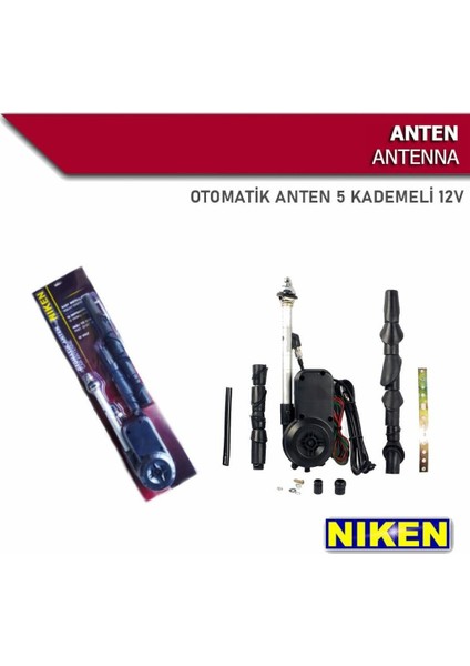 Energyplus Niken Otomatik Anten 12 Aparatlı 12V