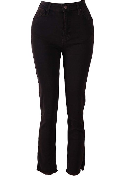 Kahverengi Kadın Jean Pantolon