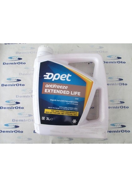 55175961 Opet Extended Life Antifriz Kirmizi (3l) Opet 299525875