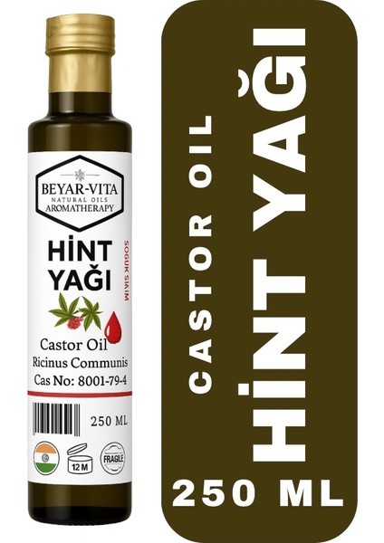 Hint Yağı 250 ml Soğuk Sıkım Kaliteli Ham Madde Olarak Kullanım İçin