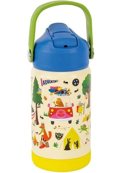 Paslanmaz Çelik Pipetli Suluk / Adventure