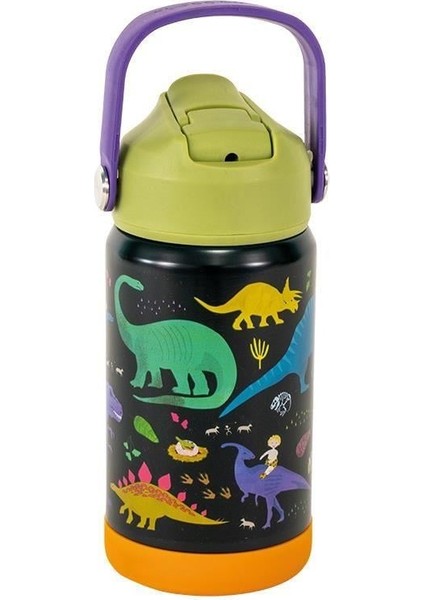 Paslanmaz Çelik Pipetli Suluk / Dino