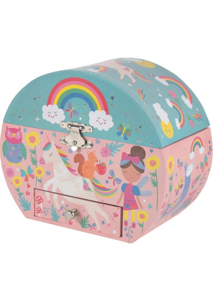 Müzikli Oval Mücevher Kutusu / Rainbow Fairy *YENİ* fiyatları