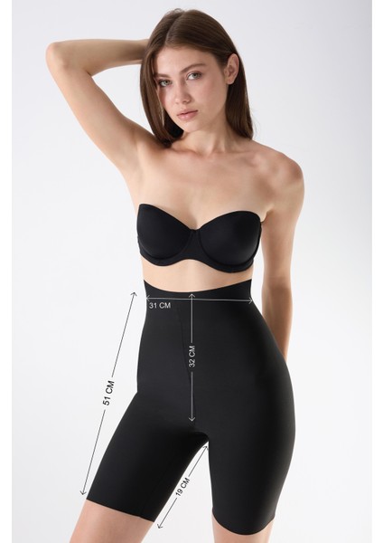 Imaj K046 Hafif Sıkılaştırıcı ve Toparlayıcı Lazer Kesim Şort Korse Siyah Renk fiyatları