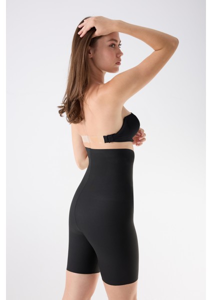 Imaj K046 Hafif Sıkılaştırıcı ve Toparlayıcı Lazer Kesim Şort Korse Siyah Renk indirimleri