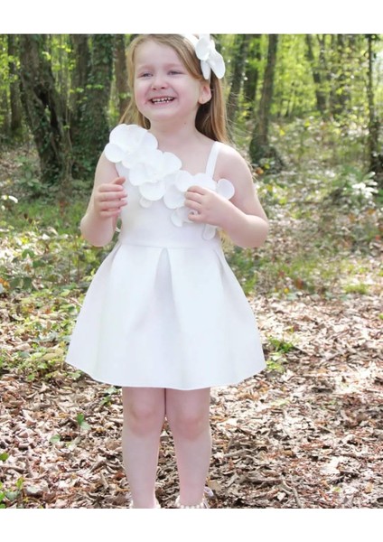 Kız Çocuk Çiçekli Bandanalı Doğum Günü Düğün Nişan Bebek Kınası Abiye/elbise fırsatları