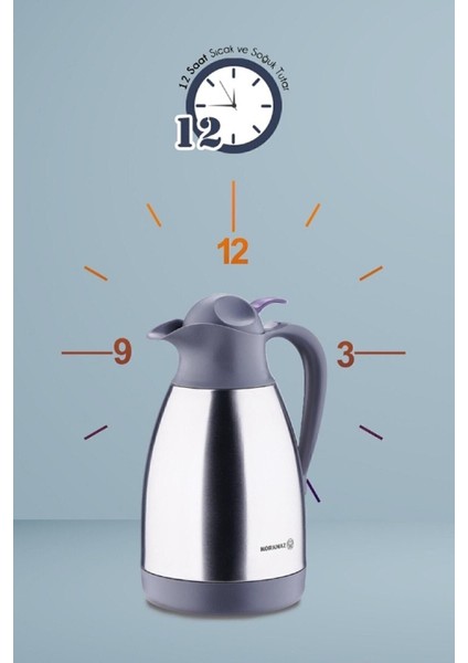 Satina 1.5 Lt Paslanmaz Çelik İçecek Termosu – Sızdırmaz Kapaklı, Sıcak ve Soğuk İçecekleri Uzun Süre Korur modelleri