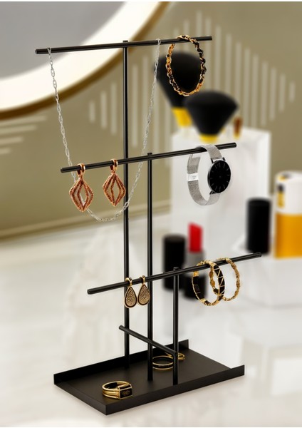 Şık Siyah Takı Düzenleyici, Takı Standı ve Organizer fırsatları