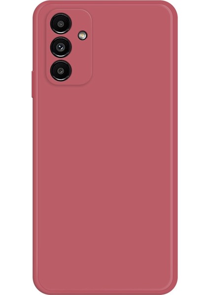 Samsung Galaxy A13 5g Düz Kenar Ka Yumuşak Tpu Telefon Arka Kılıfı Mikrofiber Astarlı Düşmeye Dayanıklı Kapak-Kırmızı (Yurt Dışından)