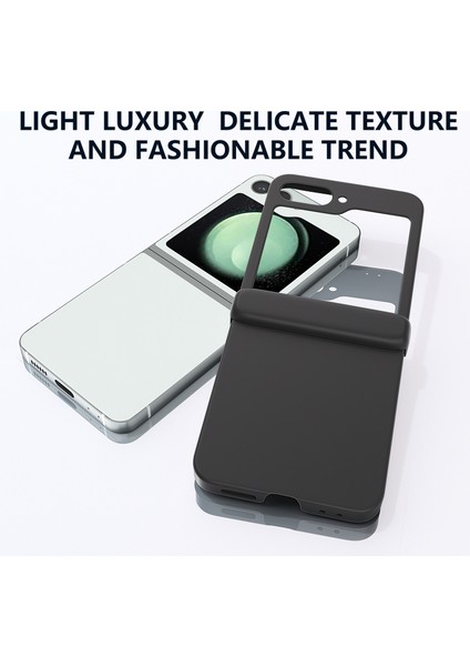 Samsung Galaxy Z Flip6 5g Kılıf Cilt-Dokunmatik Pc Telefon Kılıfı Menteşe Korumalı-Siyah (Yurt Dışından) indirimleri