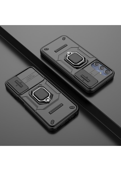 Samsung Galaxy M34 5G/F34 5g Kılıf Slayt Lens Koruyucu Pc+Tpu Telefon Koruyucu Kılıf-Siyah (Yurt Dışından) indirimleri