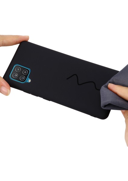Yumuşak Silikon Cep Telefonu Arka Kılıf Kapak Kabuğu ve Kordon Samsung Galaxy A22 4g (Ab Sürümü)-Siyah (Yurt Dışından) indirimleri