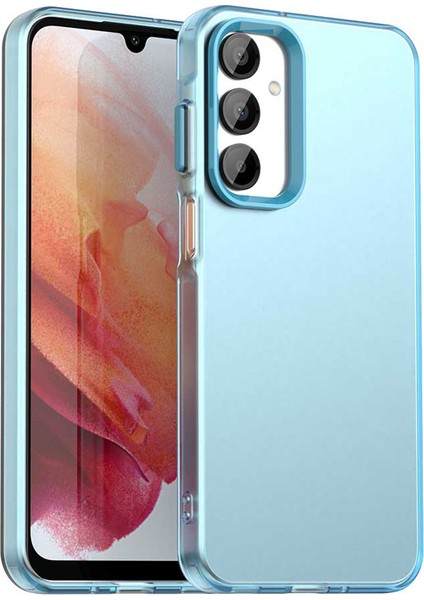 Samsung Galaxy A36 5G/A56 5g Kılıf Pc+Tpu+Pet Mat Düşmeye Karşı Dayanıklı Telefon Arka Kapağı-Mavi (Yurt Dışından)