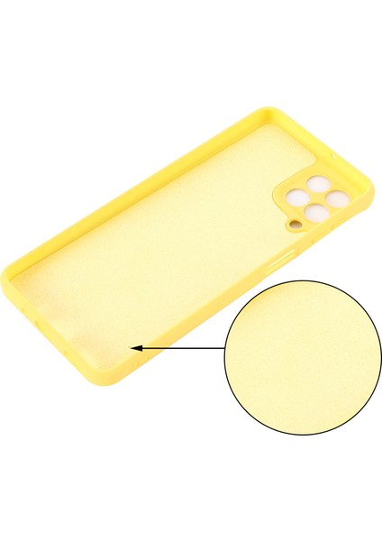 Samsung Galaxy M53 5g Kayışı Anti-Düşme Sıvı Silikon Hafif Kılıf Yumuşak Mikrofiber Astar Koruyucu-Sarı (Yurt Dışından) fırsatları