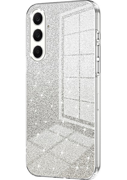 Samsung Galaxy A26 5g Kılıf Galvanik Degrade Parıltılı Tpu Telefon Kılıfı-Şeffaf (Yurt Dışından)