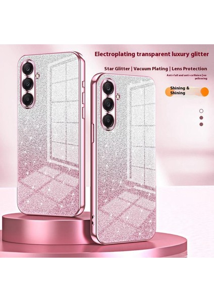 Samsung Galaxy A26 5g Kılıf Galvanik Degrade Parıltılı Tpu Telefon Kılıfı-Şeffaf (Yurt Dışından) fiyatları