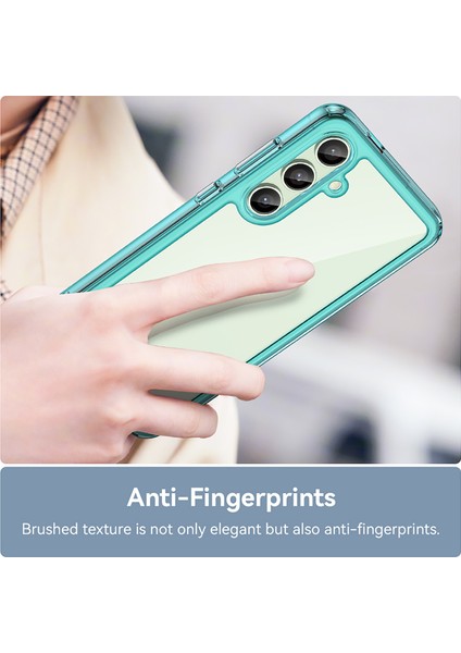 Samsung Galaxy S24 Fe Darbeye Dayanıklı Kılıf Tpu+Akrilik Koruyucu Şeffaf Telefon Kılıfı-Şeffaf Mavi (Yurt Dışından) indirimleri