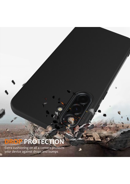 Samsung Galaxy A36 5g/galaxy A56 5g Kılıf Magsafe Anti-Düşme Sıvı Silikon Telefon Kılıfı ile Uyumlu-Siyah (Yurt Dışından) modelleri