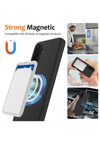 Samsung Galaxy A36 5g/galaxy A56 5g Kılıf Magsafe Anti-Düşme Sıvı Silikon Telefon Kılıfı ile Uyumlu-Siyah (Yurt Dışından) fırsatları