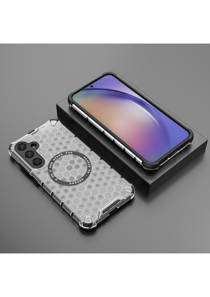 Samsung Galaxy A35 5g Manyetik Kılıf Petek Isı Dağılımı Tpu+Pc Telefon Kılıfı-Şeffaf (Yurt Dışından) indirimleri
