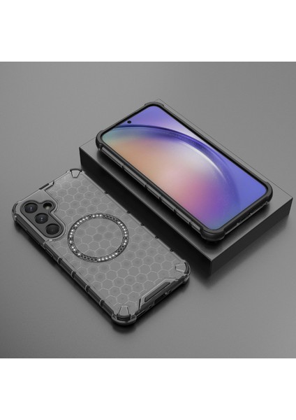 Samsung Galaxy A35 5g Manyetik Kılıf Petek Isı Dağılımı Tpu+Pc Telefon Kılıfı-Gri (Yurt Dışından) indirimleri