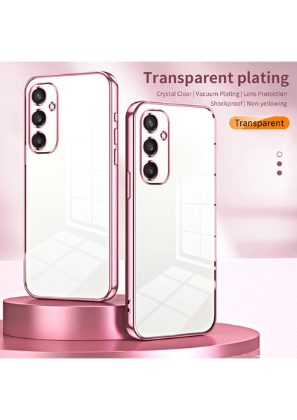 Samsung Galaxy S25 Kılıf Galvanik Çerçeve Yumuşak Tpu Telefon Kılıfı-Altın (Yurt Dışından) modelleri