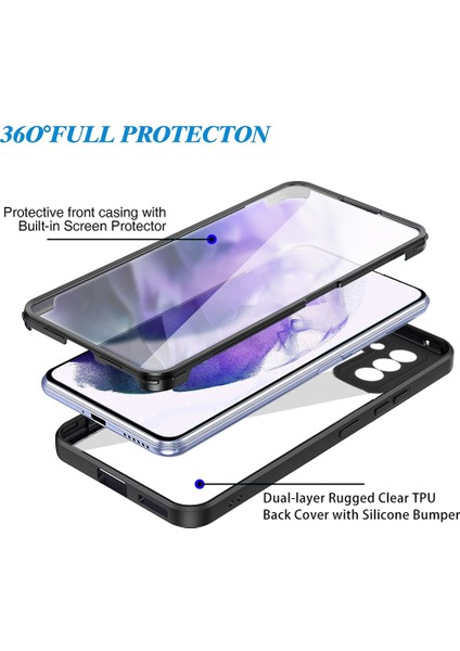 Samsung Galaxy S23 Akrilik+Tpu Şeffaf Telefon Kılıfı Kamera Lens Koruma Telefon Kılıfı Pet Ekran Filmi-Yeşil (Yurt Dışından) fiyatları