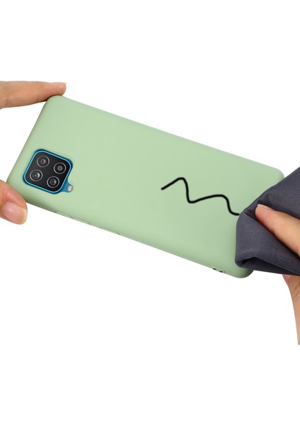 Yumuşak Silikon Cep Telefonu Arka Kılıf Kapak Kabuğu ve Kordon Samsung Galaxy A22 4g (Ab Sürümü)-Yeşil (Yurt Dışından) indirimleri