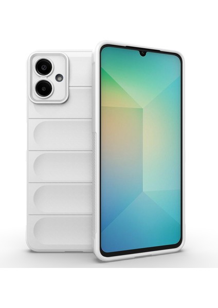 Samsung Galaxy A06 4g Kılıf Düşmeye Karşı Yumuşak Tpu Sağlam Telefon Arka Kapağı-Beyaz (Yurt Dışından)