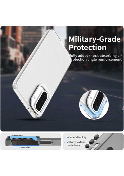 Samsung Galaxy A36 5G/A56 5g Kılıf Pc+Tpu+Pet Mat Düşmeye Karşı Dayanıklı Telefon Arka Kapağı-Beyaz (Yurt Dışından) fiyatları