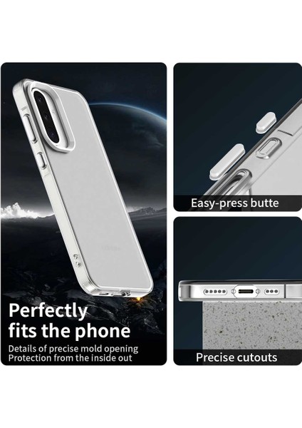 Samsung Galaxy A36 5G/A56 5g Kılıf Pc+Tpu+Pet Mat Düşmeye Karşı Dayanıklı Telefon Arka Kapağı-Beyaz (Yurt Dışından) modelleri