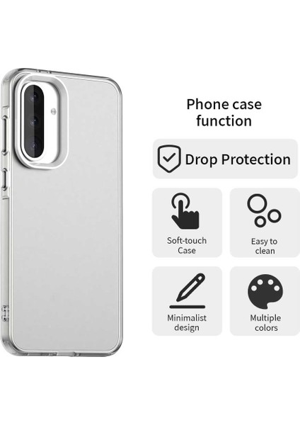 Samsung Galaxy A36 5G/A56 5g Kılıf Pc+Tpu+Pet Mat Düşmeye Karşı Dayanıklı Telefon Arka Kapağı-Beyaz (Yurt Dışından) fırsatları