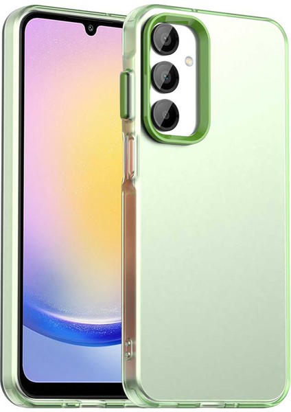 Samsung Galaxy A25 5g Kılıf Mat Düşmeye Karşı Dayanıklı Telefon Arka Kapağı-Yeşil (Yurt Dışından)