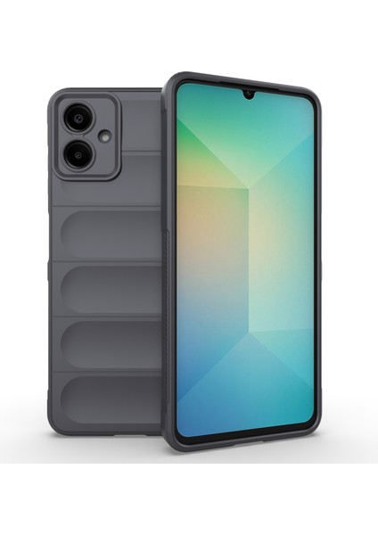 Samsung Galaxy A06 4g Kılıf Düşmeye Karşı Yumuşak Tpu Sağlam Telefon Arka Kapağı-Koyu Gri (Yurt Dışından)