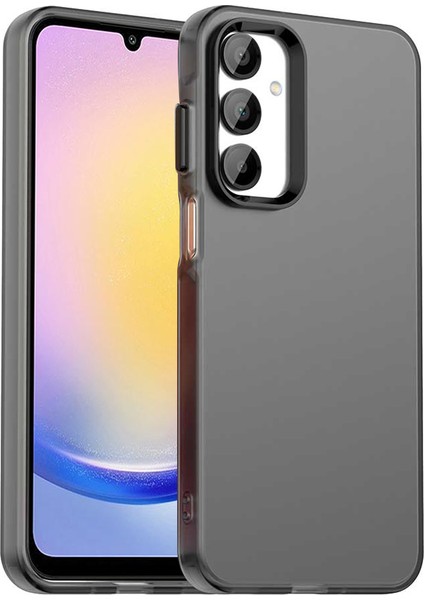 Samsung Galaxy A25 5g Kılıf Mat Düşmeye Karşı Dayanıklı Telefon Arka Kapağı-Siyah (Yurt Dışından)