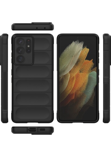 Samsung Galaxy S21 Ultra 5g Için Sağlam Telefon Kılıfı, Düşmeye Lı Hassas Kesik Tpu Kapak-Koyu Mavi (Yurt Dışından) indirimleri