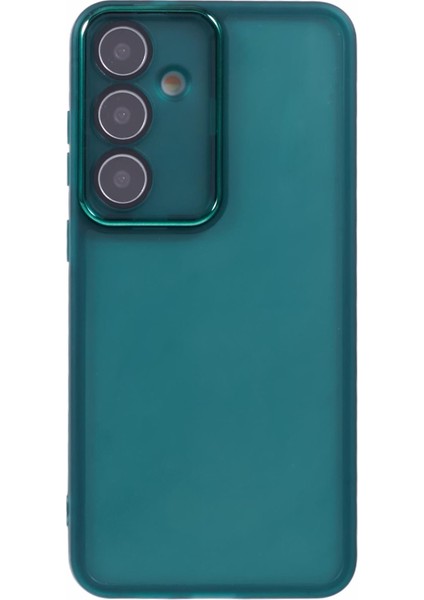 Dksm Serisi Samsung Galaxy A24 4g Kılıf Elektrokaplama Kamera Çerçevesi Tpu Telefon Kılıfı-Şeffaf Ordu Yeşili (Yurt Dışından) fiyatları