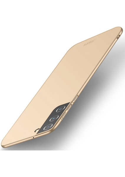 Mofı Shield Slim Sert Pc Mat Kaplama Parmak Izi Önleyici Darbeye Dayanıklı Koruyucu Kılıf Samsung Galaxy S22 5g-Altın (Yurt Dışından)