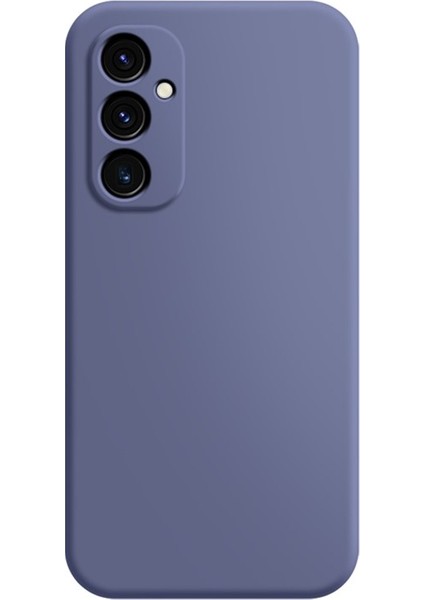 Samsung Galaxy A26 5g Tpu Kılıf Düz Kenar Koruma Telefon Kılıfı-Gri Mavi (Yurt Dışından)