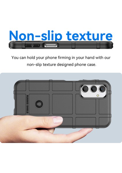 Samsung Galaxy A24 4g Için Düşmeye Dayanıklı Tpu Telefon Kılıfı (162,1 x 77,6 x 8,3 Mm) Sağlam Kare Izgara Dokulu Telefon Kılıfı-Siyah (Yurt Dışından) fırsatları