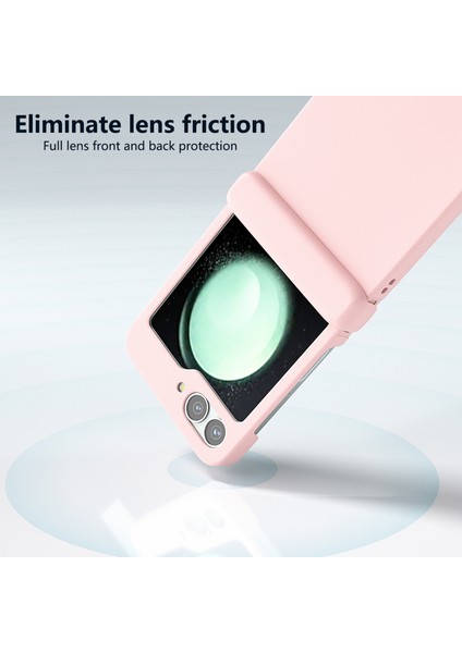 Samsung Galaxy Z Flip6 5g Kılıf Cilt-Dokunmatik Pc Telefon Kılıfı Menteşe Korumalı-Pembe (Yurt Dışından) modelleri