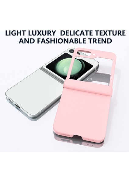 Samsung Galaxy Z Flip6 5g Kılıf Cilt-Dokunmatik Pc Telefon Kılıfı Menteşe Korumalı-Pembe (Yurt Dışından) indirimleri